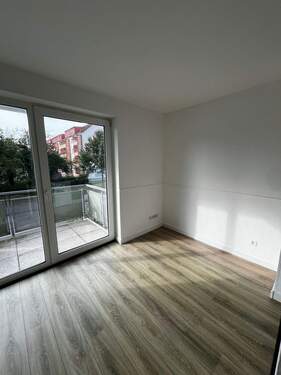 Wohn- und Schlafbereich - 1 Zimmer Etagenwohnung in Stralsund