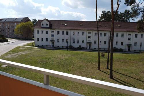 Blick vom Balkon - 3 Zimmer Etagenwohnung in Rheinsberg