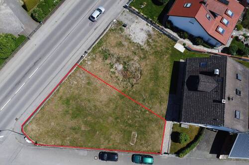 Luftbild - Baugrundstück in Althegnenberg - 265.000,00 EUR Kaufpreis, ca.  0,00 m²