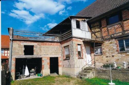 WH - Windfang und Garagenanbau mit Dachterrasse - 8 Zimmer Einfamilienhaus in Grabfeld