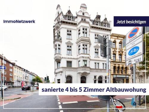 Titelbild - Außergewöhnliche, sanierte, 4 Zimmer ETW im historischen denkmalgeschützten Gebäude & toller Lage