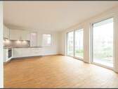 Bild 1 - Reserviert: Neuwertige, HELLE & MODERNE 2-Zimmer Wohnung mit Balkon und EBK!