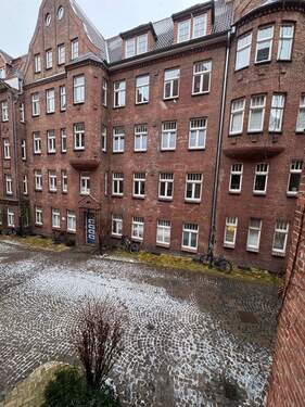 Blick aus der Wohnung - 