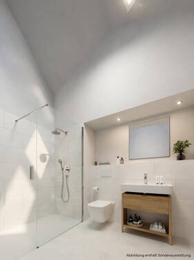 zeitloses Design im Bad - Reihenmittelhaus mit 112,30 m&sup2; in München zum Kaufen