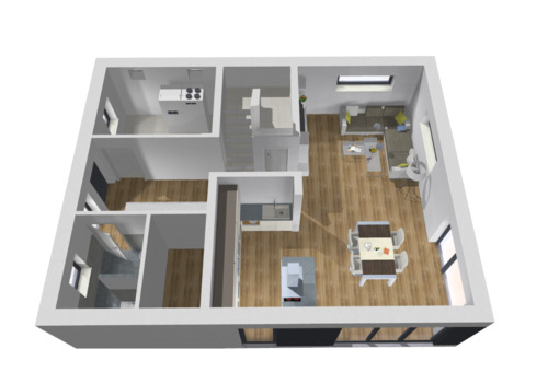 3D EG.png - Mehrfamilienhaus, Wohnhaus mit 157,00 m² in Schweinfurt zum Kaufen