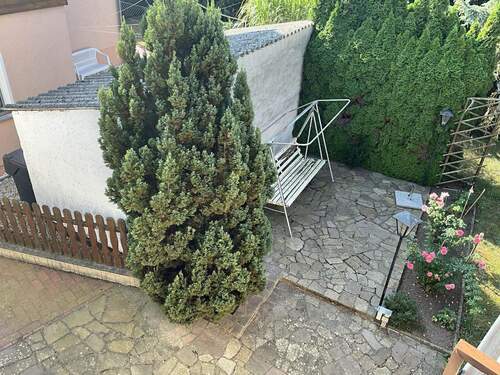 Blick vom OG auf die Sitzecke - 