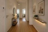 Flur - KI generiert - Moderne 3,5-Zimmer-Wohnung mit Balkon, Aufzug, TG & Fußbodenheizung