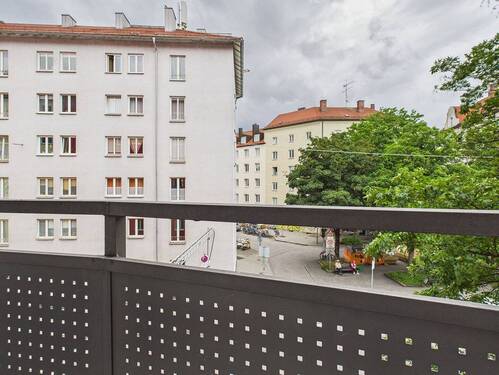 Ausblick vom Balkon - 