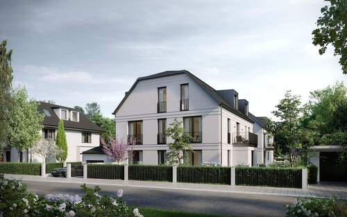 GY07 - Straßenansicht Haus2e_2x - 4 Zimmer Etagenwohnung in München