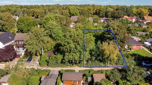 Grundstück Ansicht 1 - Idyllisches Grundstück für die Bebauung mit Einfamilien- oder Doppelhaus in Rosenthal