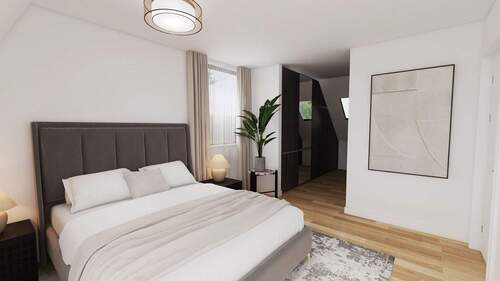 Schlafzimmer - Etagenwohnung mit 103,30 m&sup2; in Bubenreuth zum Kaufen