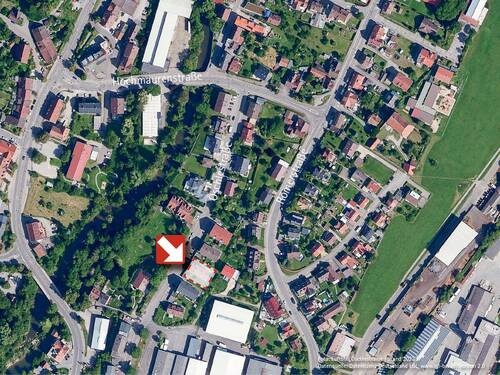 Lage aus der Luft - 3 Zimmer Etagenwohnung zum Kaufen in Rottweil