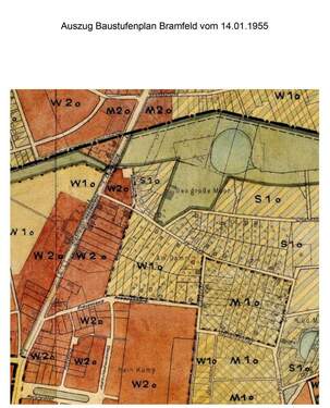 Auszug Baustufenplan Bramfeld vom 14 - 