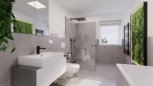 Badezimmer - NIederwerrn 4 Zimmer Wohnung WEH 8