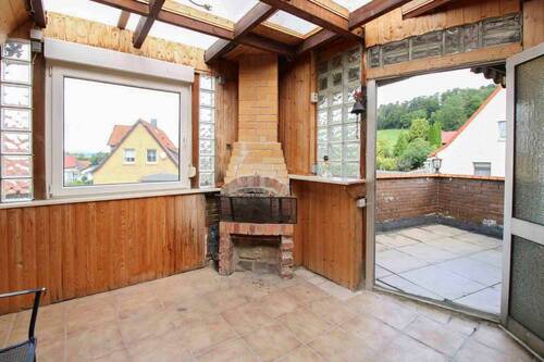 Balkon - 7 Zimmer Einfamilienhaus zum Kaufen in Delligsen