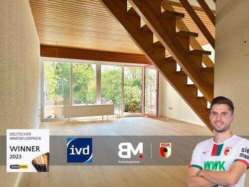 Thumbnail ImmoScout - FCA (42) - Helle EG Maisonette in Landsberg am Lech auf 108 m² mit Süd-Garten, Balkon & TG-Stellplatz