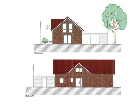 Ansichten - 6 Zimmer Einfamilienhaus zum Kaufen in Bückeburg / Evesen