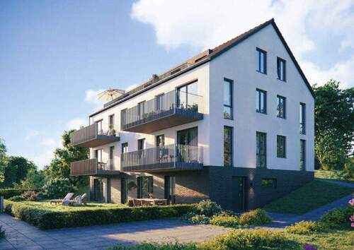 Ansicht_Balkon - 2 Zimmer Terrassenwohnung in Bubenreuth