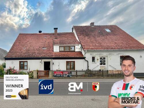 Außenansicht - Komplettes Doppelhaus - eine Haushälfte zum Gestalten, eine mit zuverlässiger Mieterin