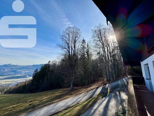 Morgensonne - Großzügiges Ein- oder Zweifamilienhaus in absoluter Ruhelage von Berchtesgaden - Blick auf Hallein