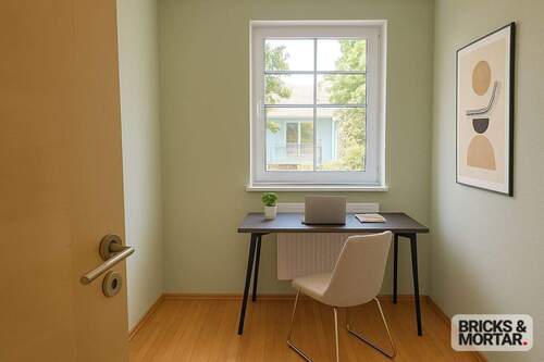 Büro/ Ankleide/ kleines Kinderzimmer (mit KI gestaged) - 