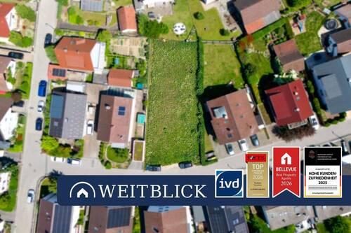Drohnenaufnahme - WEITBLICK: Grundstück mit vielfältigen Möglichkeiten!