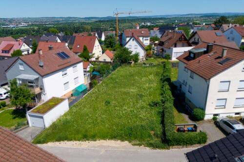 Drohnenaufnahme - Grundstück in Freiberg am Neckar zum Kaufen