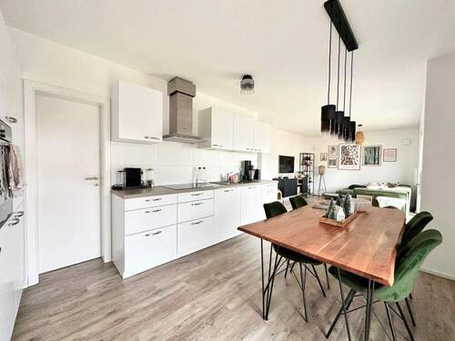 Küche und Essbereich.jpg - 3 Zimmer Terrassenwohnung in Kressbronn am Bodensee