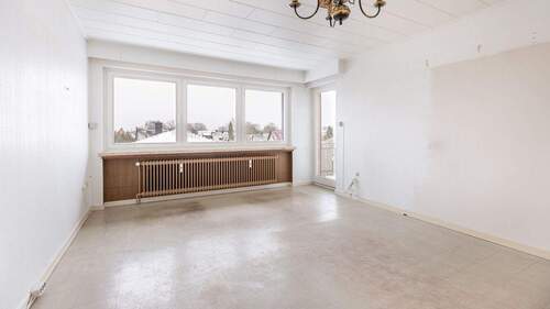 Wohnzimmer - Etagenwohnung mit 63,30 m&sup2; in Norderstedt zum Kaufen