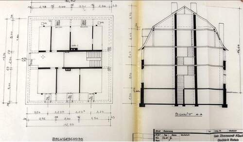 3136 Dachgeschoss und Schnitt A-A - 