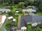 Drohnenansicht - Charmantes Zweifamilienhaus mit Garten und Nebengelass