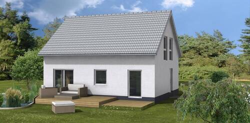 Beispielhaus Straßenansicht - 5 Zimmer Einfamilienhaus zum Kaufen in Pulsnitz