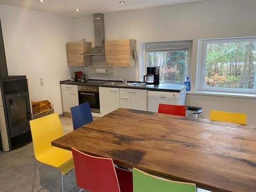 Esszimmer mit Einbauküche - 4 Zimmer Einfamilienhaus zum Kaufen in Biesenthal