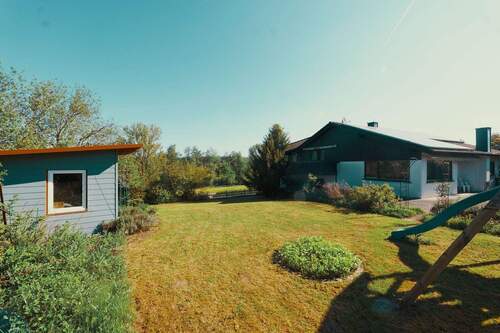 Objektansicht mit Garten - 6 Zimmer Einfamilienhaus in Eschbronn