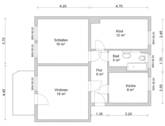 Grundriss - Etagenwohnung mit 68,00 m² in Zwickau zur Miete