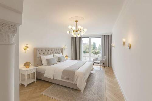Visualisierung Schlafzimmer - 3 Zimmer Etagenwohnung zum Kaufen in München