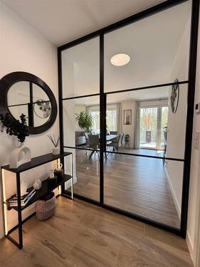 Glastür Abtrennung des Wohnbereichs - 