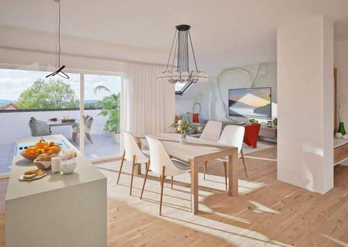 Beispiel Wohnung - Etagenwohnung mit 121,20 m² in Ravensburg zum Kaufen