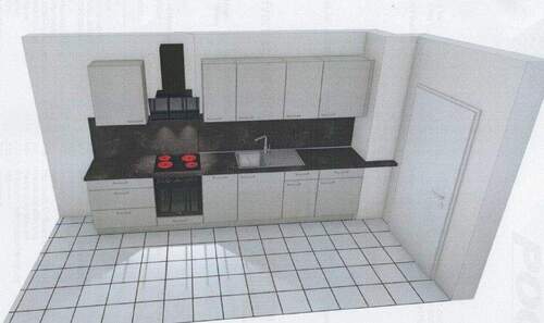 Modellansicht Küchenzeile - 