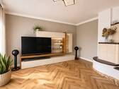Erdgeschoss Wohnzimmer Blick Richtung Fernseher - 