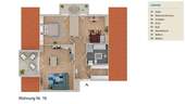 Grundriss - 3 Zimmer Etagenwohnung zum Kaufen in Teisendorf