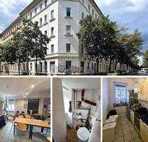 Gewerbefläche im san. Altbau mit EBK, gr. Schaufensterfront, Außenjalousien, WC, Keller - Leipzig Schönefeld-Abtnaundorf