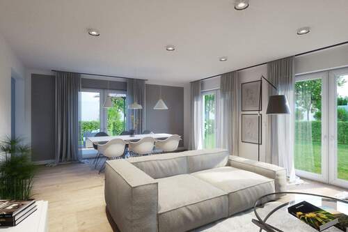 Wohnbeispiel - 4 Zimmer Doppelhaushälfte in Werneuchen