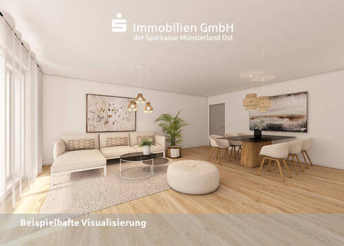 Wohnzimmer - Grundstück in Beckum