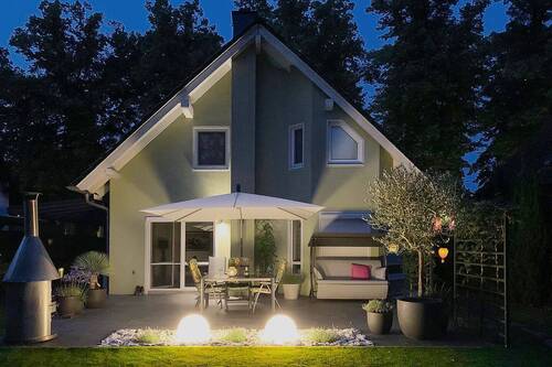 Gartenterrasse bei Nacht - 