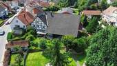 Haus Gartenseite - Großes Einfamilienhaus mit Scheune und schönem Grundstück in Morschen