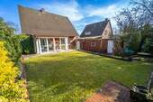 Rückansicht mit Garten - Einfamilienhaus mit 135,30 m² in Meppen zum Kaufen