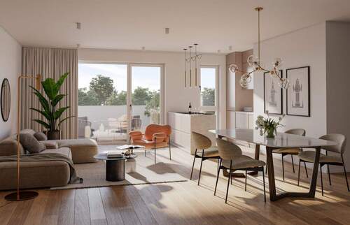 Visualisierung Wohen, Essen, Kochen Tageslicht - 