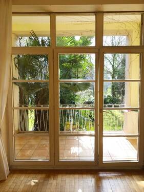 Blick auf den Balkon - 