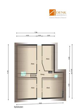 GR Spitzboden visuell als 2D Ansicht aufbereitet.j - 